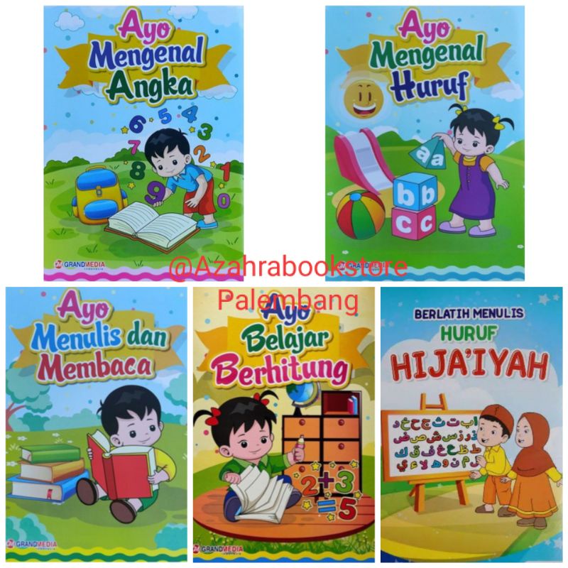 Jual BUKU ANAK TK AYO BELAJAR MEMBACA MENULIS BERHITUNG | Shopee Indonesia