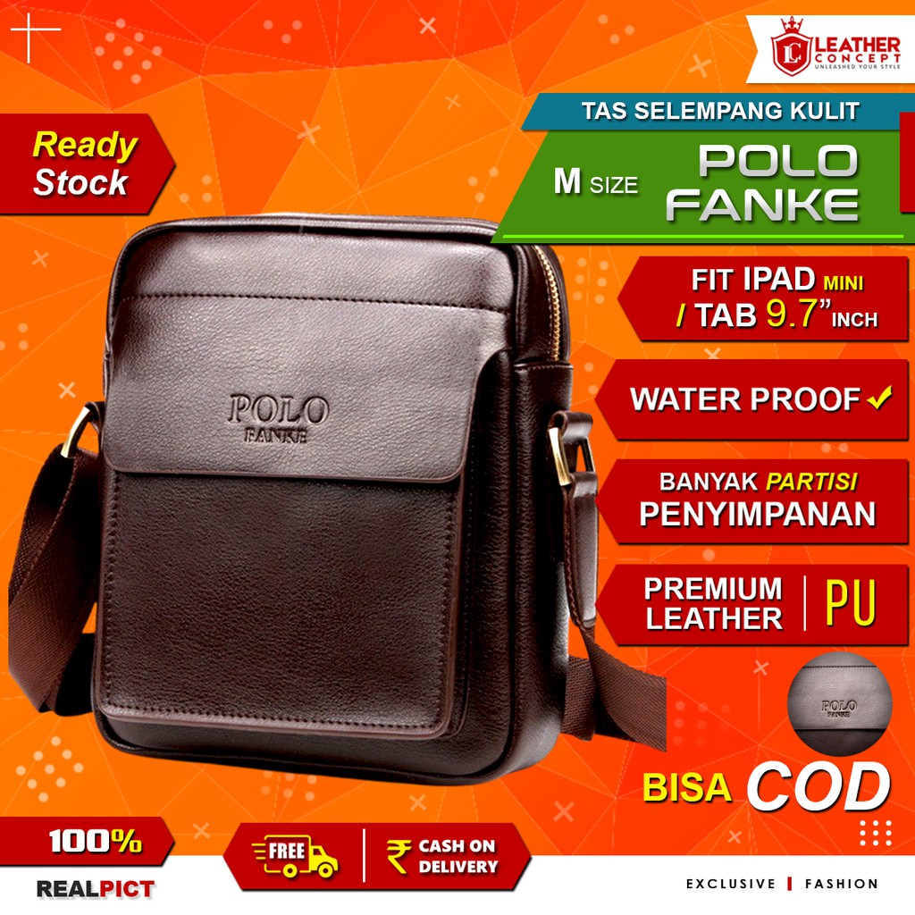 Tas Selempang Pria Feidka Polo Cross Body – VERNYX