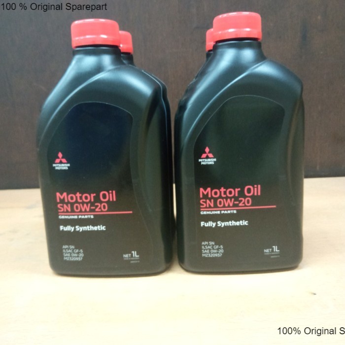 Jual Oli mesin Xpander 0W-20 SN Full Syntetic (1L) MZ320937 Original ...