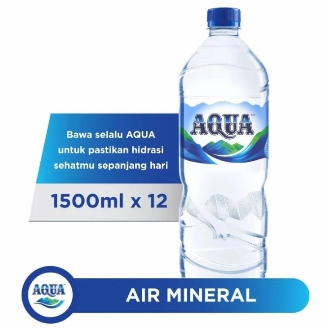 Jual Aqua Air Mineral Botol 1500ml Dus Isi 12 Shopee Indonesia 3044