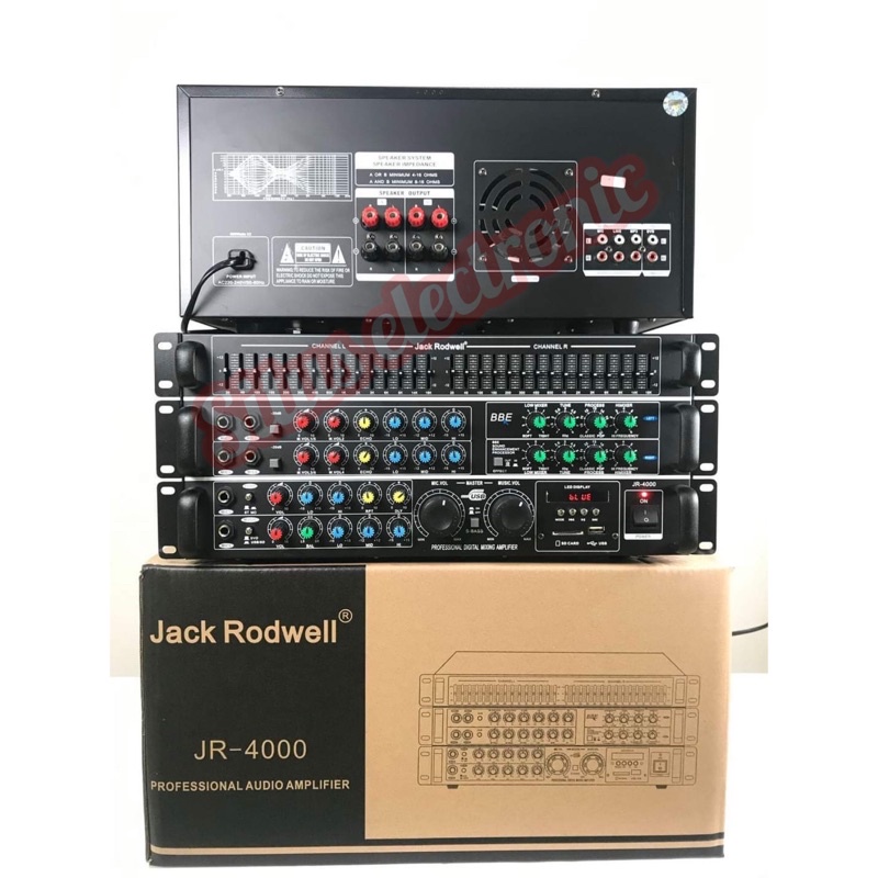 Jual power amplifier jack rodwell jr 4000 power ampli jr 4000 jack