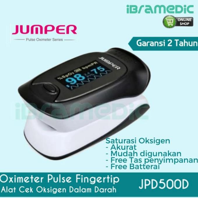 Jual oximeter Jumper Finger Pulse Oximeter JPD500D Shopee Indonesia