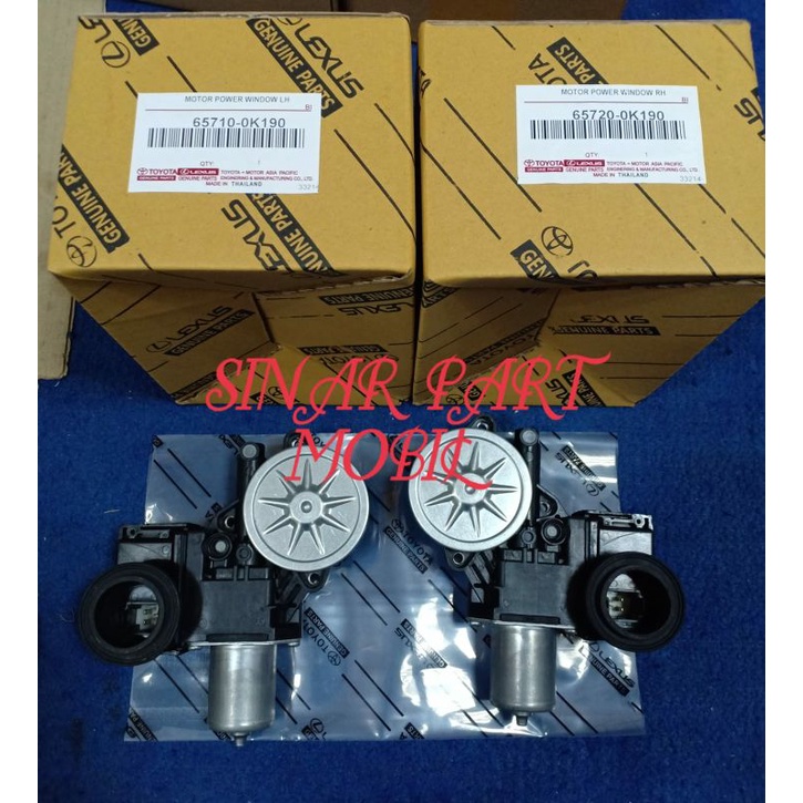 Jual MOTOR POWER WINDOW ASLI TOYOTA INNOVA REBORN/ HILUX REVO/ HILUX ...