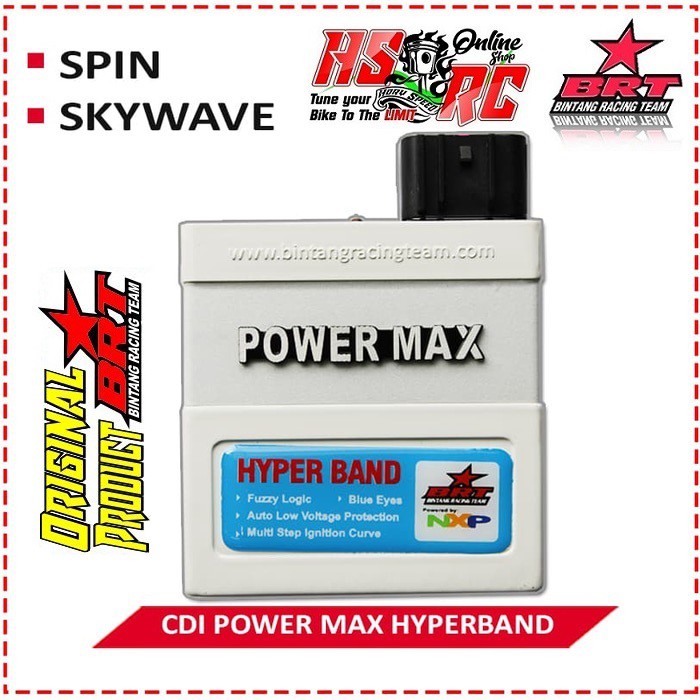 Jual Cdi Racing Brt Power Max Hyperband Suzuki Spin Skywave Harian