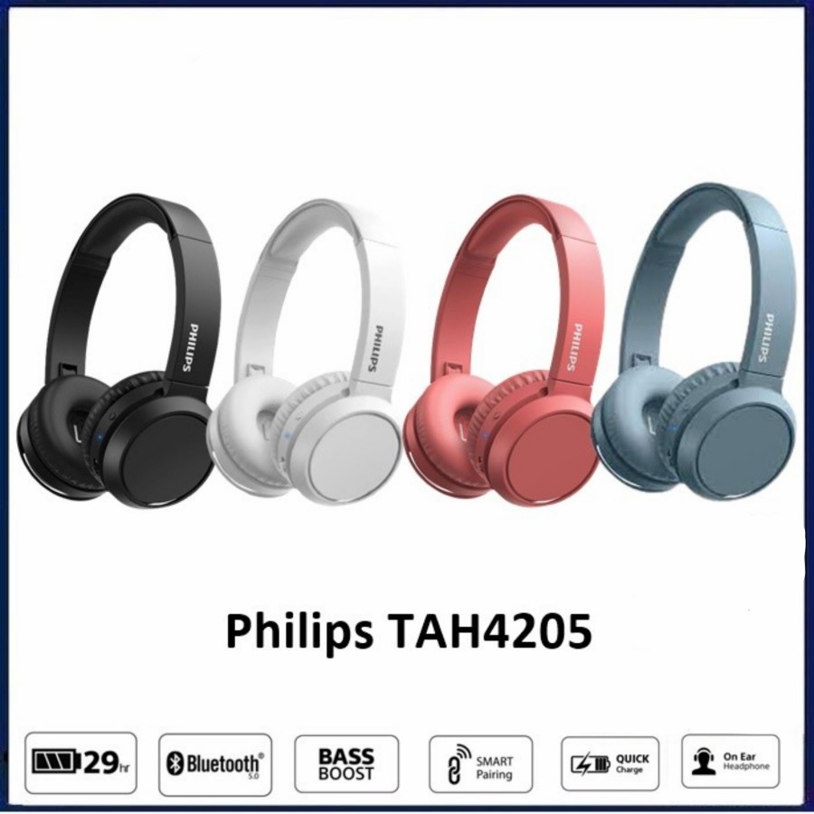 Jual Philips TAH4205 On-ear Wireless Headphones | Shopee Indonesia