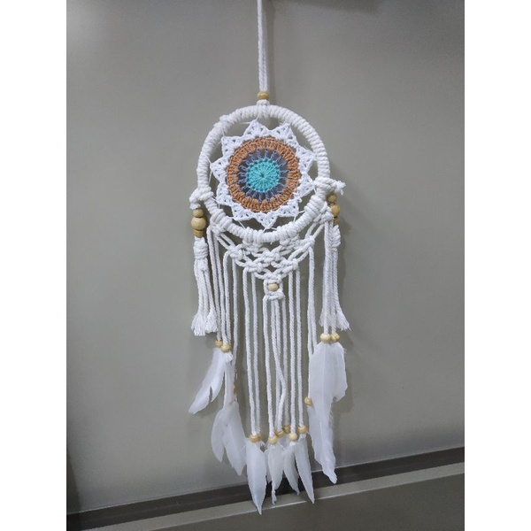 Jual Dream Catcher Kepang Bohemian 12cm Dekorasi Hiasan Dinding, Mobil