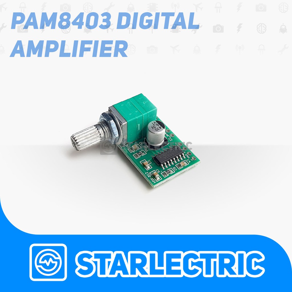 Jual PAM8403 Mini 5V Digital Amplifier Board Stereo 2 Channel 3W ...
