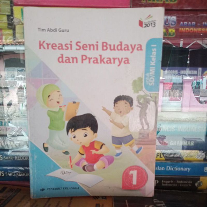 Jual KREASI SENI BUDAYA DAN PRAKARYA KELAS 1 SD PENERBIT ERLANGGA ...