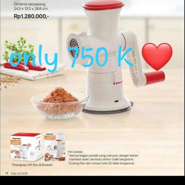 Jual Fusion Master MincerTupperware Shopee Indonesia