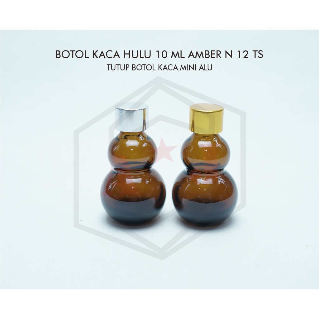 Jual Botol Kaca Serum 10 ml Amber Gold / Tutup Botol Mini / Amber/ Yk |  Shopee Indonesia