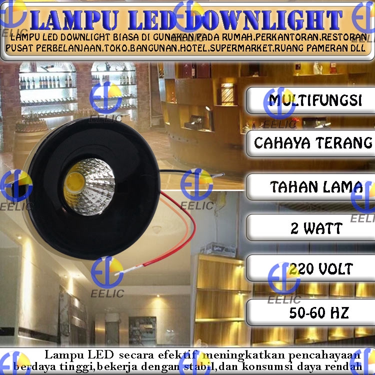 Jual EELIC DOL-CK3202 LAMPU LED DOWNLIGHT LAMPU LED COB STOP LIGHT LED ...