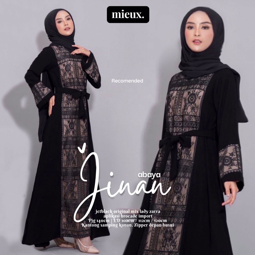 Jinan Abaya Set - Brown
