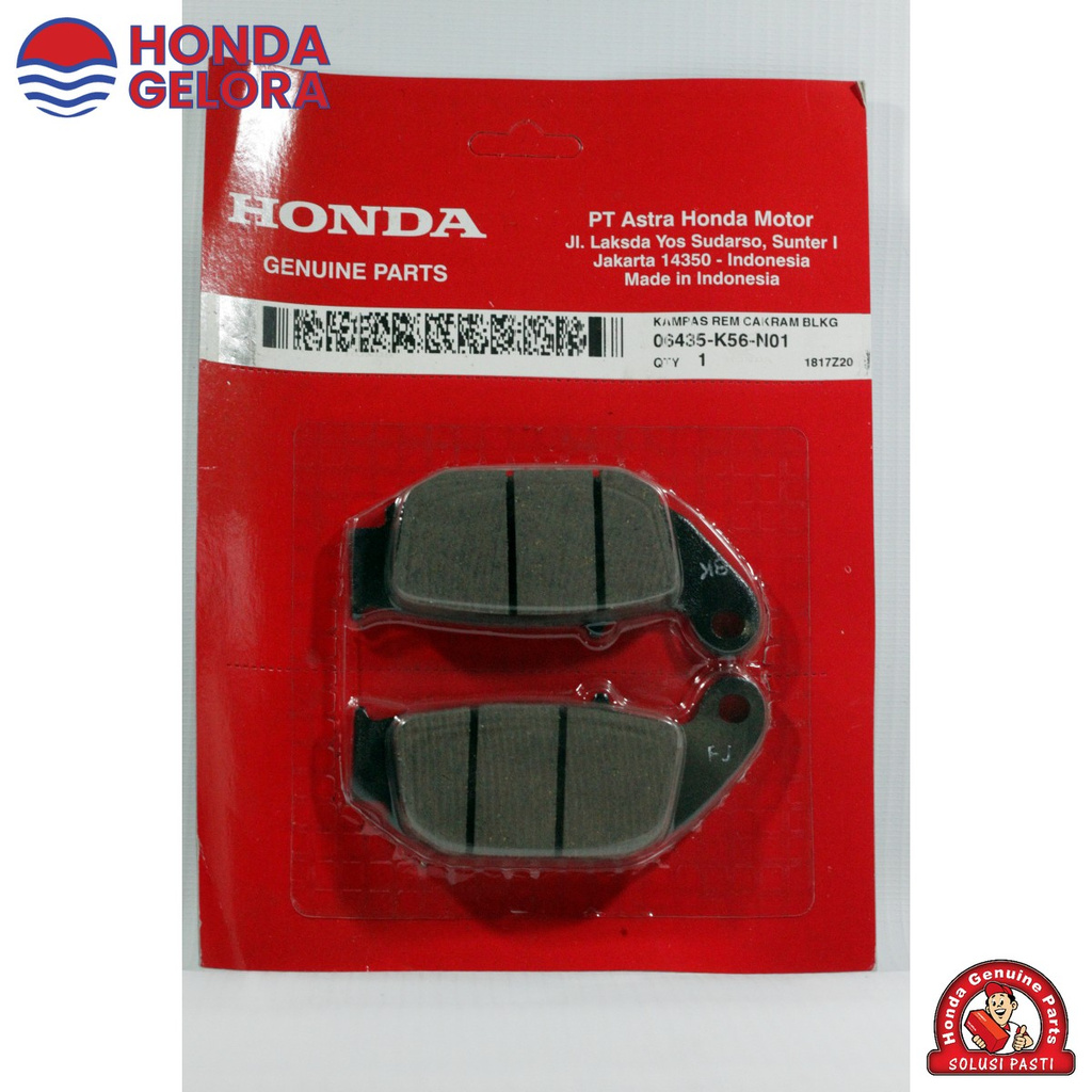 Jual PAD SET, RR/ KAMPAS REM BELAKANG SONIC 150R - PAD SET, RR ...