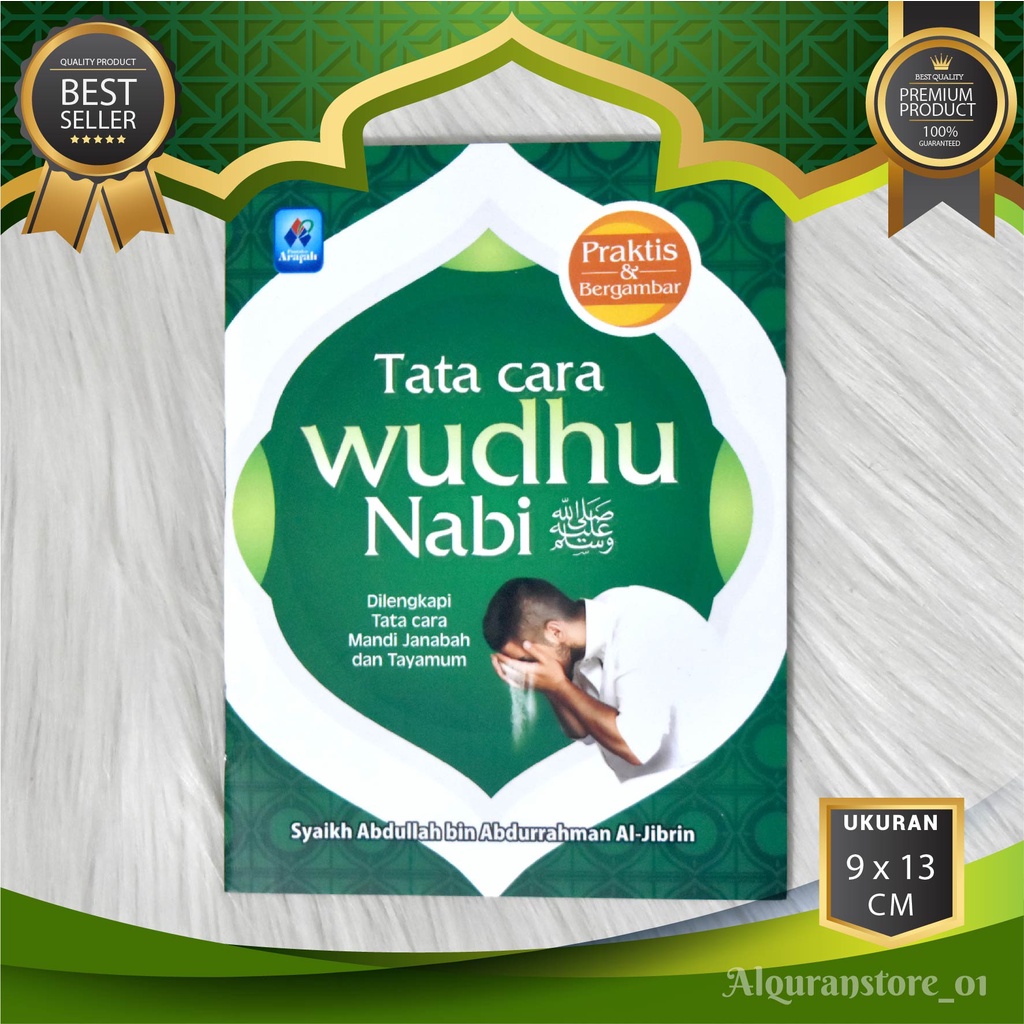 Jual Buku Saku Praktis And Bergambar Tata Cara Wudhu Nabi Dilengkapi