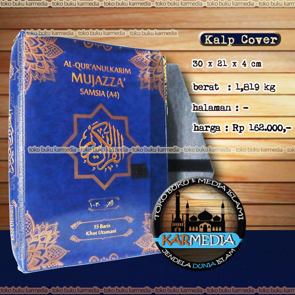 Jual Bisa Cetak Nama A4 Al Quran Per Juz 30 Jilid Mujazza Samsia Non