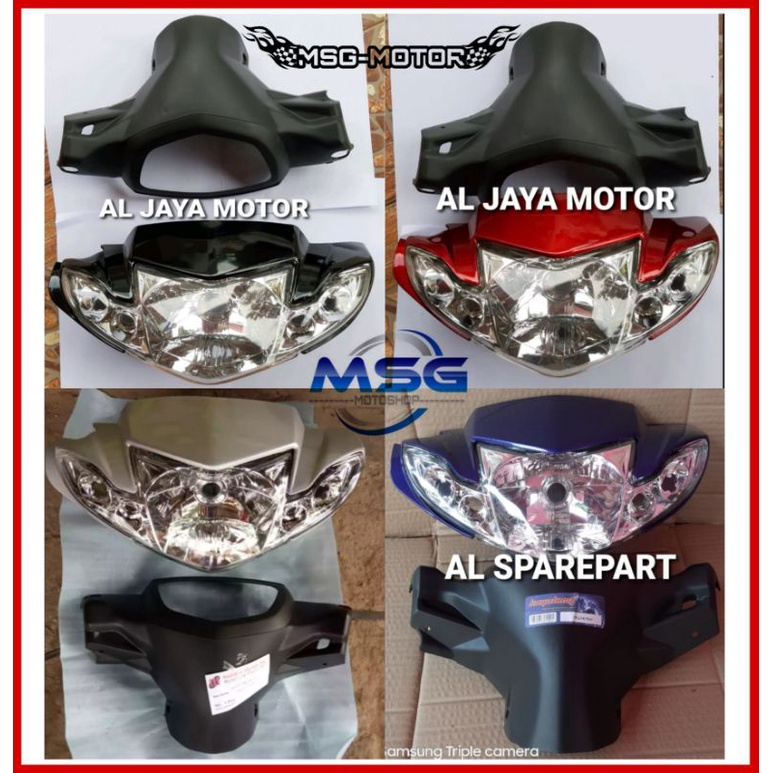 Jual Batok Kepala Depan Vega R New Pala Depan Vega New Full Set Lampu Depan Shopee Indonesia