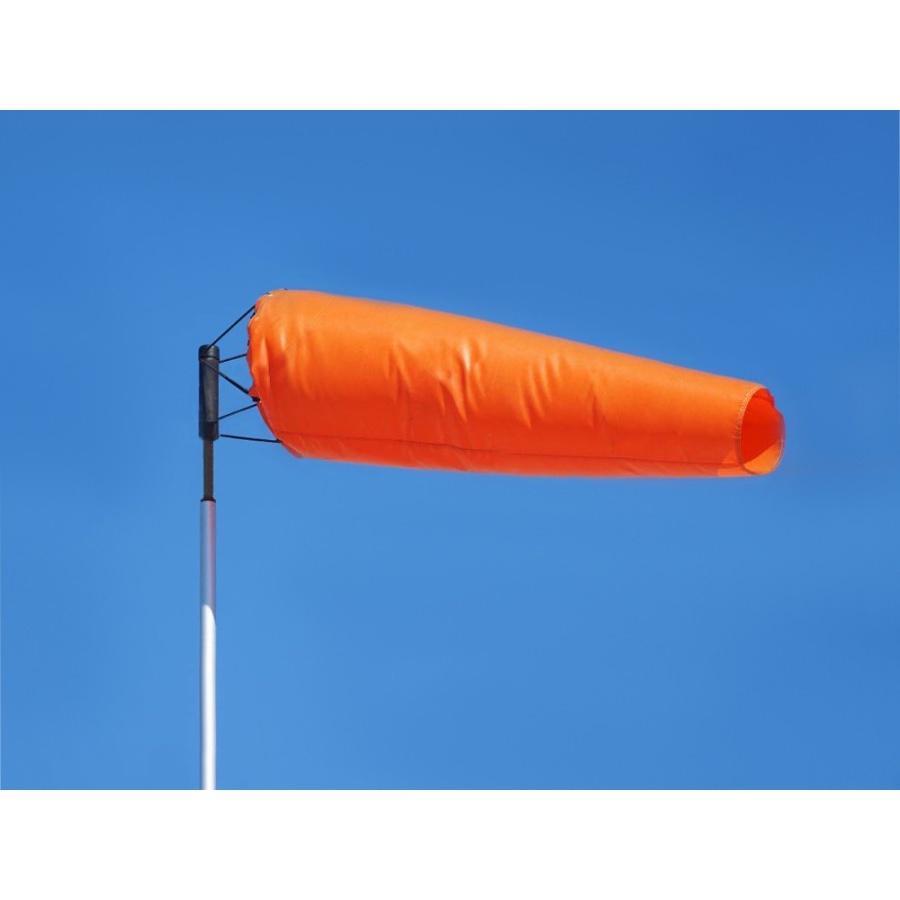 Jual Penunjuk Arah Angin / Windsock Orange Uk. 50CM x 25 CM x 1.5M ...