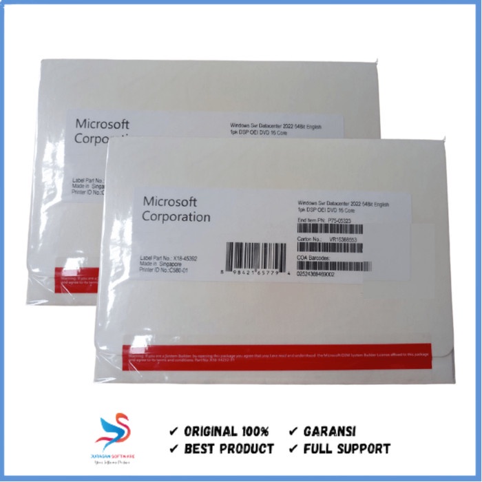 Jual Windows Server 2022 Datacenter 16 Core 5 CAL Fullpack | Shopee ...