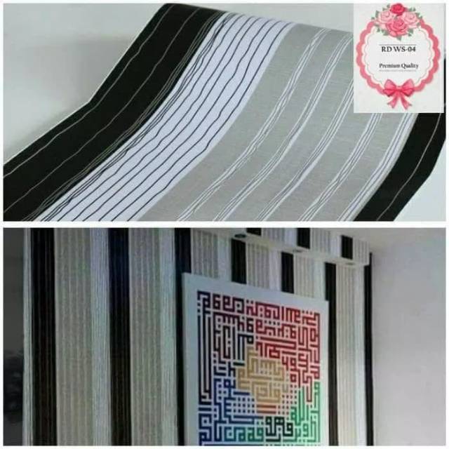 Jual Wallpapers sticker dinding Garis Bergaris 10mx45cm | Shopee Indonesia