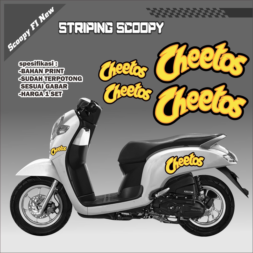 Jual STIKER VARIASI SCOOPY MOTIF RACING LIS SCOOPY STRIPING | Shopee ...