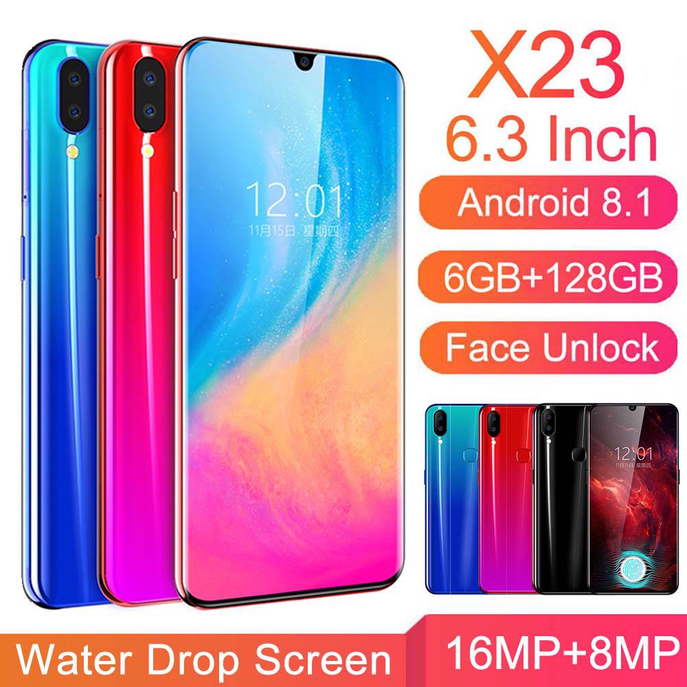 Jual [Ready Stock] X23 mobile phone Water drop screen smartphone ...