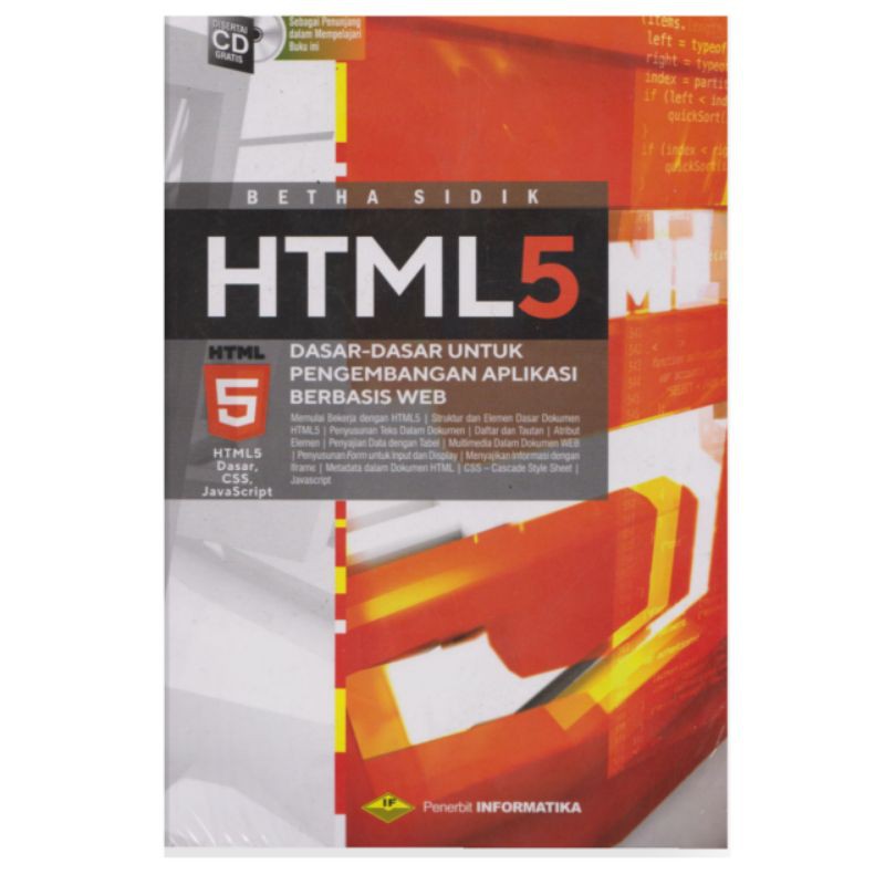 Jual BUKU HTML 5 ( Dasar- Dasar Pengembangan Aplikasi Berbasis Web ...