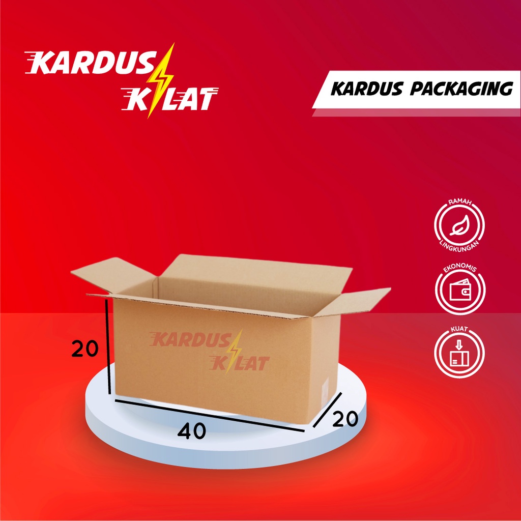 Jual Kardus Packing 40x20x20 - Karton Box Dus Kotak Packaging Besar ...