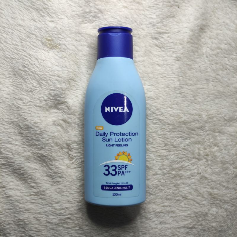 Jual NIVEA Body Lotion Daily Protection Sun 100ml / 100 ml Shopee
