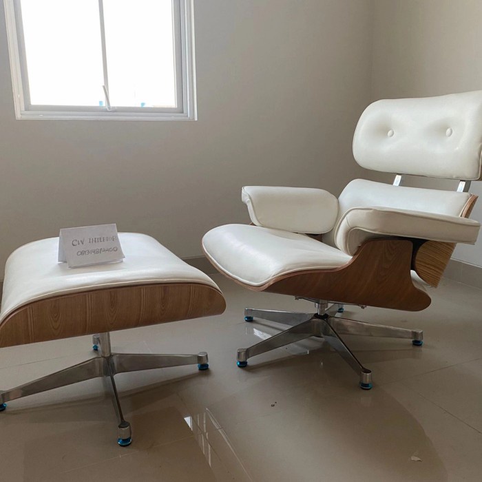 Jual promo harga murah EAMES LOUNGE CHAIR SOFA (PUTIH) Shopee Indonesia