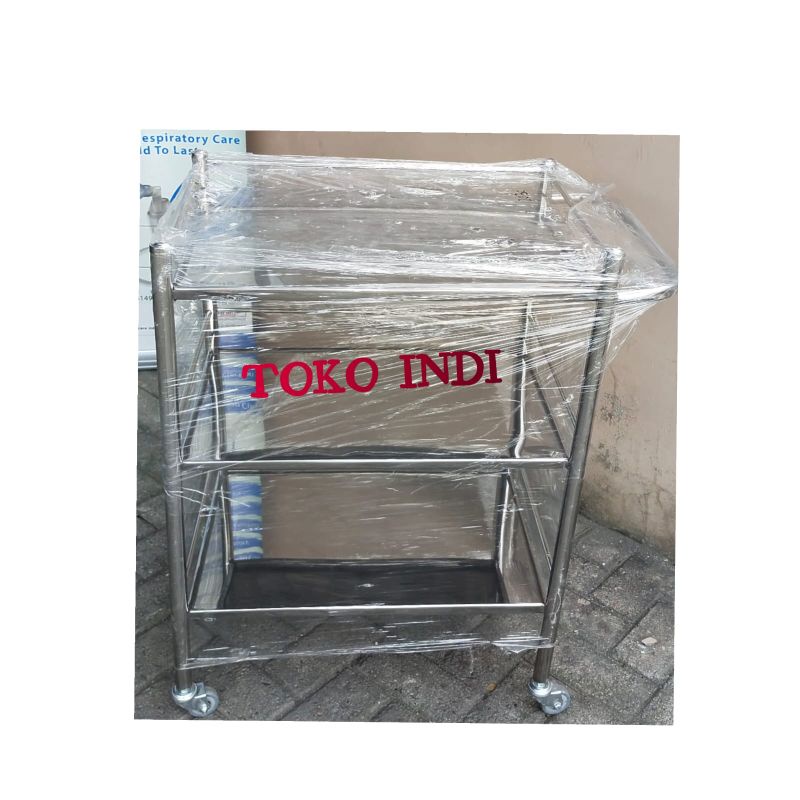 Jual Meja Instrumen 3 Tingkat Rumah Sakit,Klinik,Praktek/Troly ...