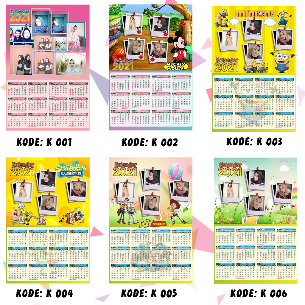 Jual Kalender Custom 2021 (dinding Dan Meja) | Shopee Indonesia