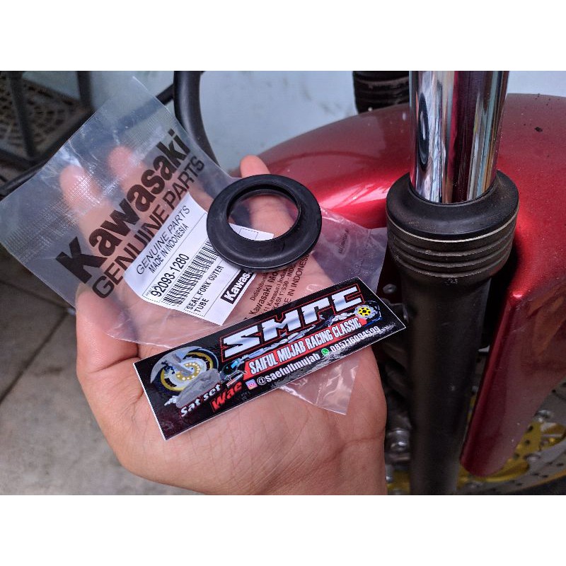 Jual Seal Debu Shock Depan Ninja Original Baru Kawasaki Genuine Parts