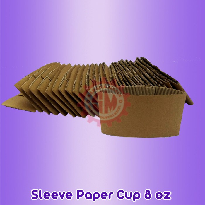 Jual (ISI 50) Pelindung Slave / Sleeve Paper Cup 8 oz / 9 oz (Diameter ...