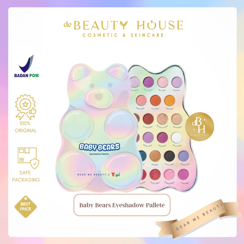 Jual DEAR ME BEAUTY X Baby Bears Yupi Eyeshadow Pallete Shopee Indonesia