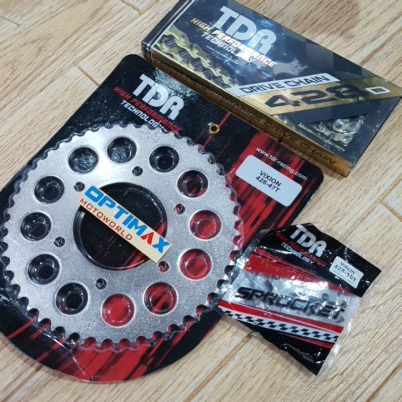 Jual PAKET GEAR SET VIXION NVL NVA ANV XABRE R15 V1 V2 MXKING TDR