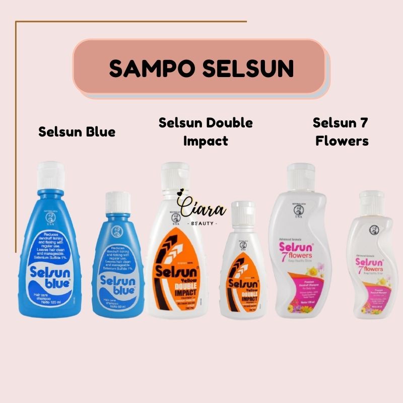 Jual Selsun Shampoo Blue Double Impact Flowers Sampo Ketombep