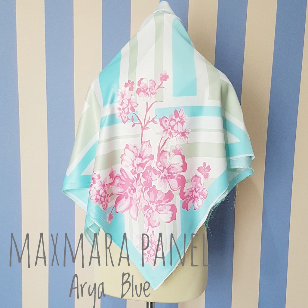 Jual Kain Maxmara Panel Arya Blue (1.1Mx1.1M) | Shopee Indonesia