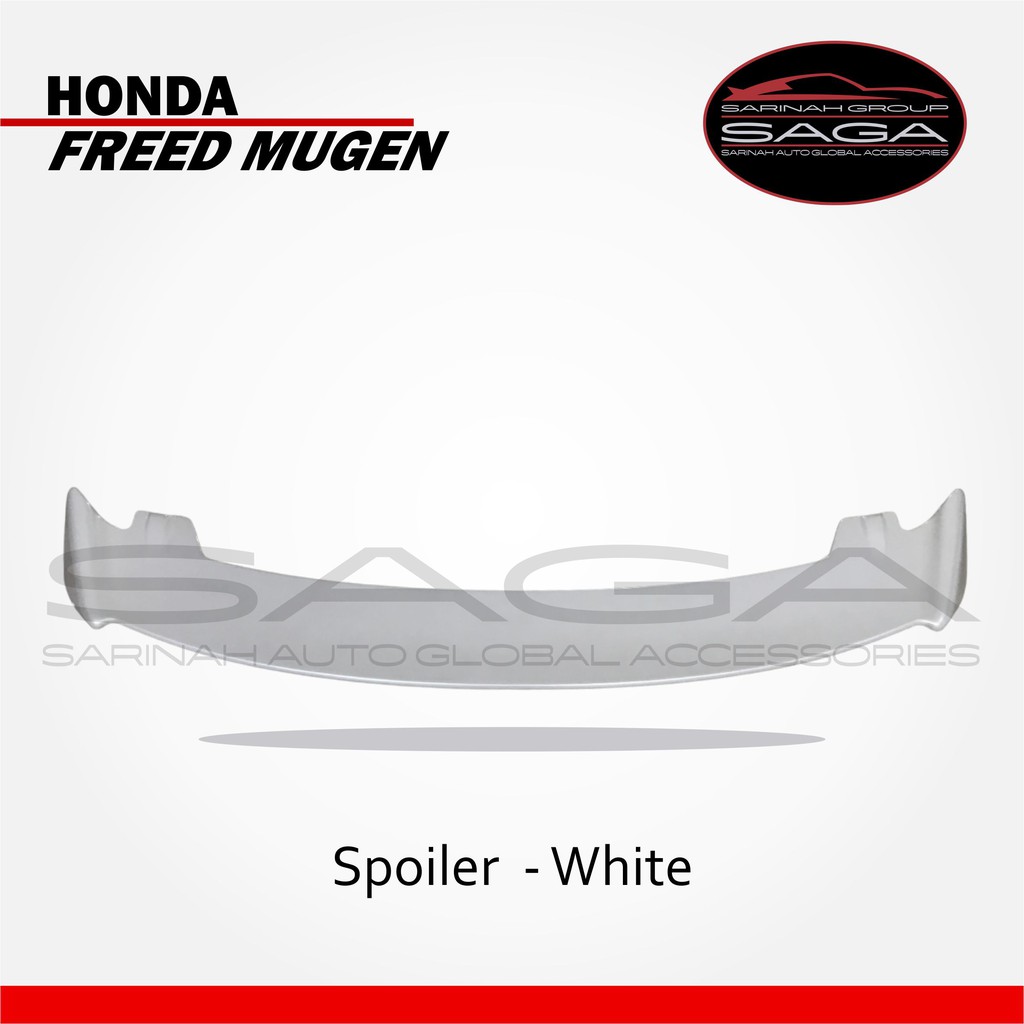 Jual Spoiler Honda freed mugen white | Shopee Indonesia