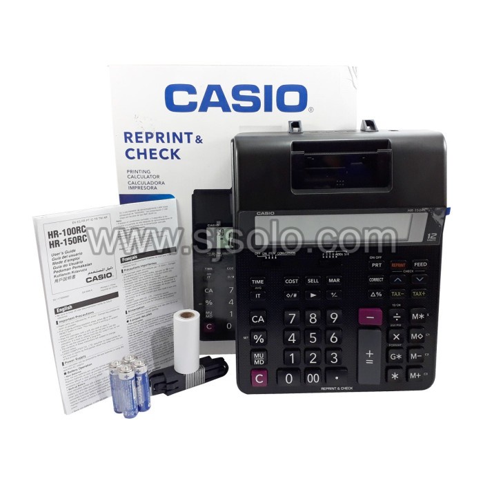 Jual Kalkulator Casio Calculator Printing HR150RC HR150 RC Original Shopee Indonesia