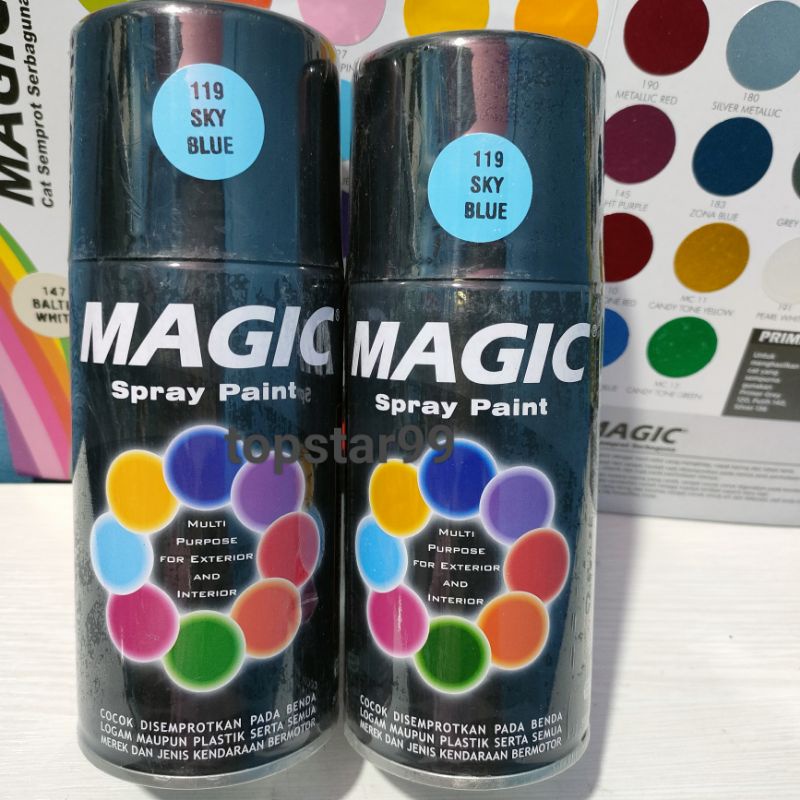 Jual Pilox Pilok Magic Biru Langit Sky Blue 119 300cc Biru Muda Ukuran ...