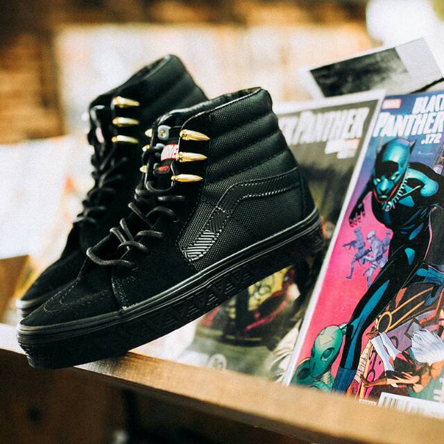 Vans x cheap black panther