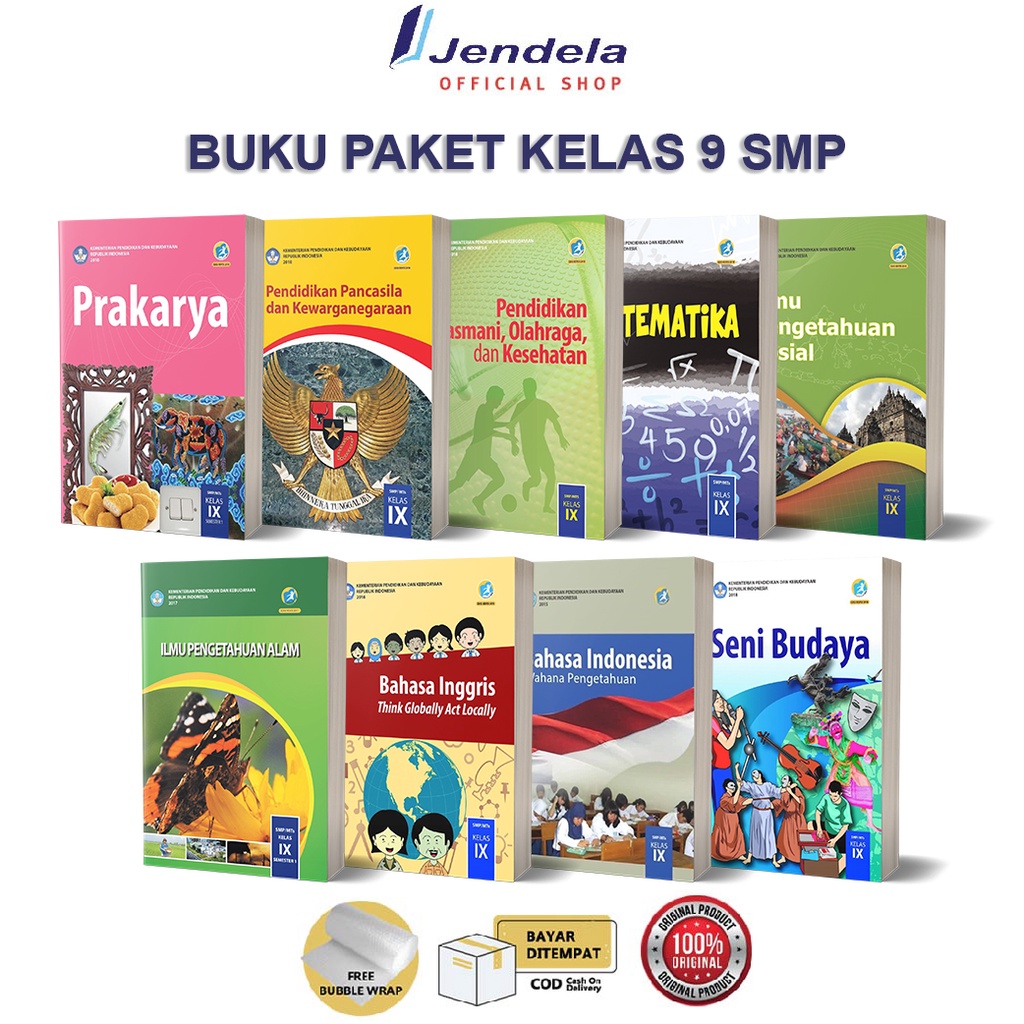 Jual Buku Paket Kelas 9 SMP Buku Siswa Tematik BSE Edisi Revisi ...