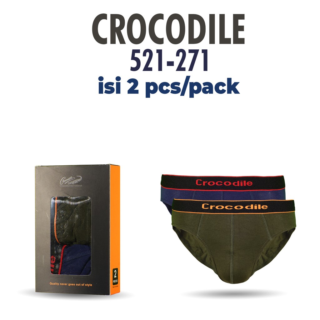 Jual Crocodile Brief 521-271 Celana Dalam Pria - 2 Pcs - Multiwarna ...