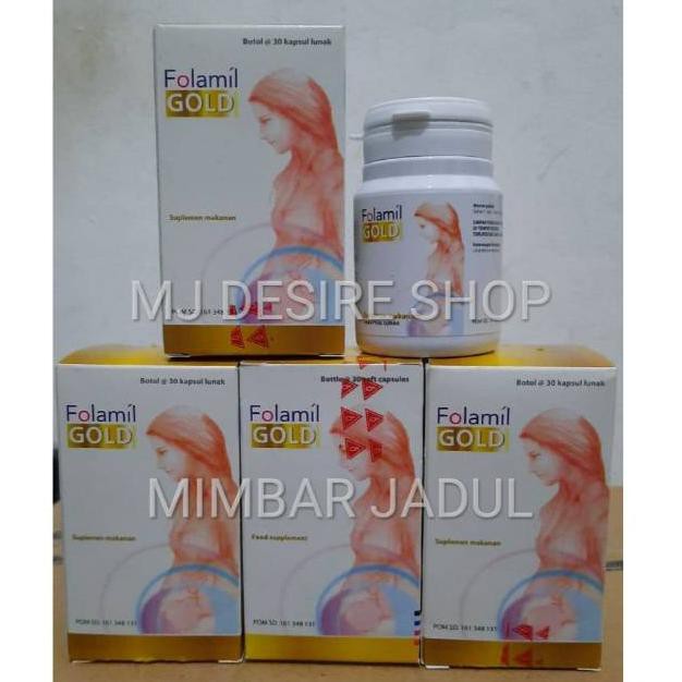 Jual Folamil Gold Genio 1 Botol Isi 30 Kapsul ORIGINAL DEXA MEDICA ...