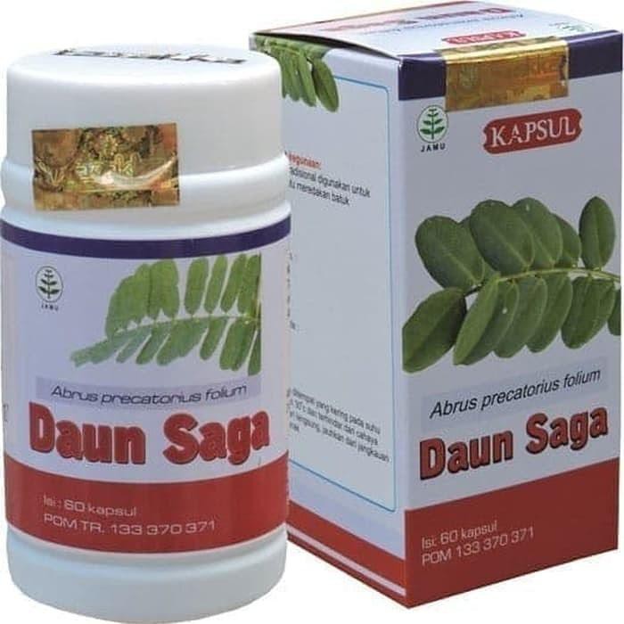 Jual Kapsul Daun Saga Kapsul Herbal Batuk Shopee Indonesia