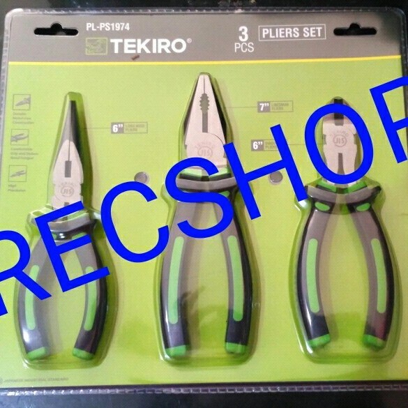 Jual Tang - Tekiro - Tang Kombinasi Tang Potong Tang Lancip Per 1 Set ...