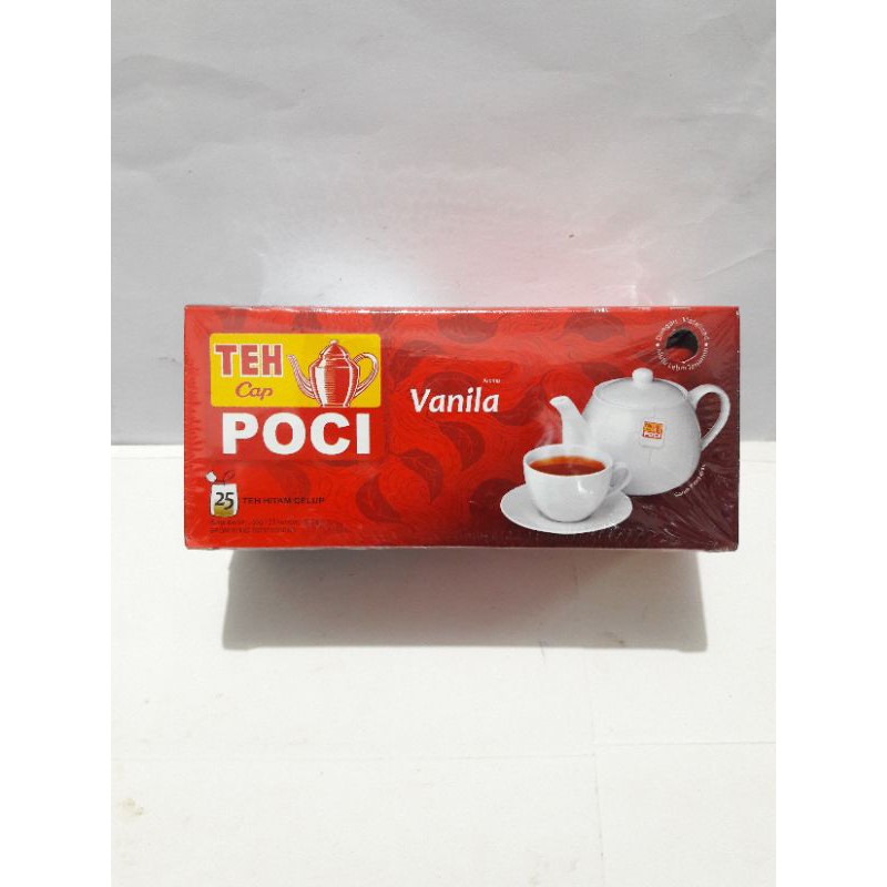 Jual teh celup poci isi 25 tea bags rasa vanila | Shopee Indonesia