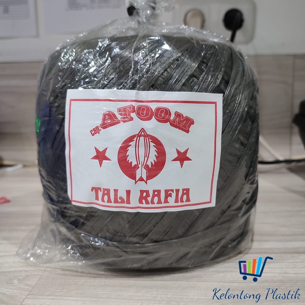 Jual TALI RAFIA HITAM FULL 1 KG , LEBIH KUAT , HITAM PEKAT | Shopee ...
