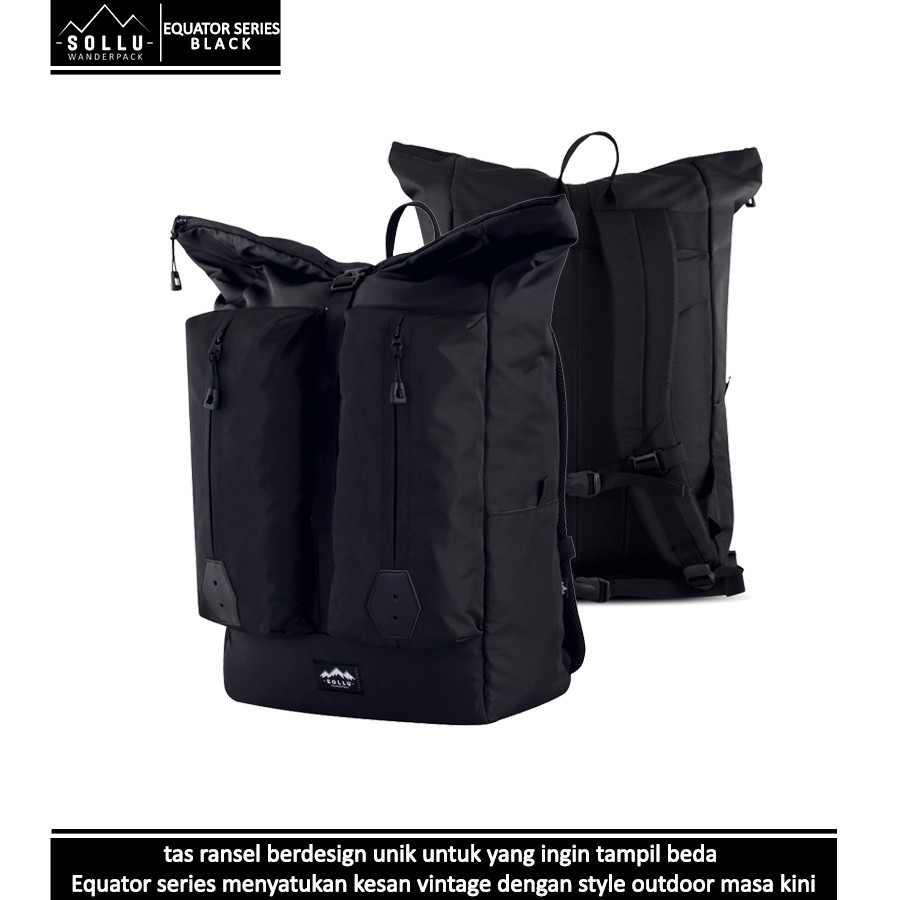 Jual Tas Ransel Laptop SOLLU - EQUATOR series ( Back ) | Shopee Indonesia