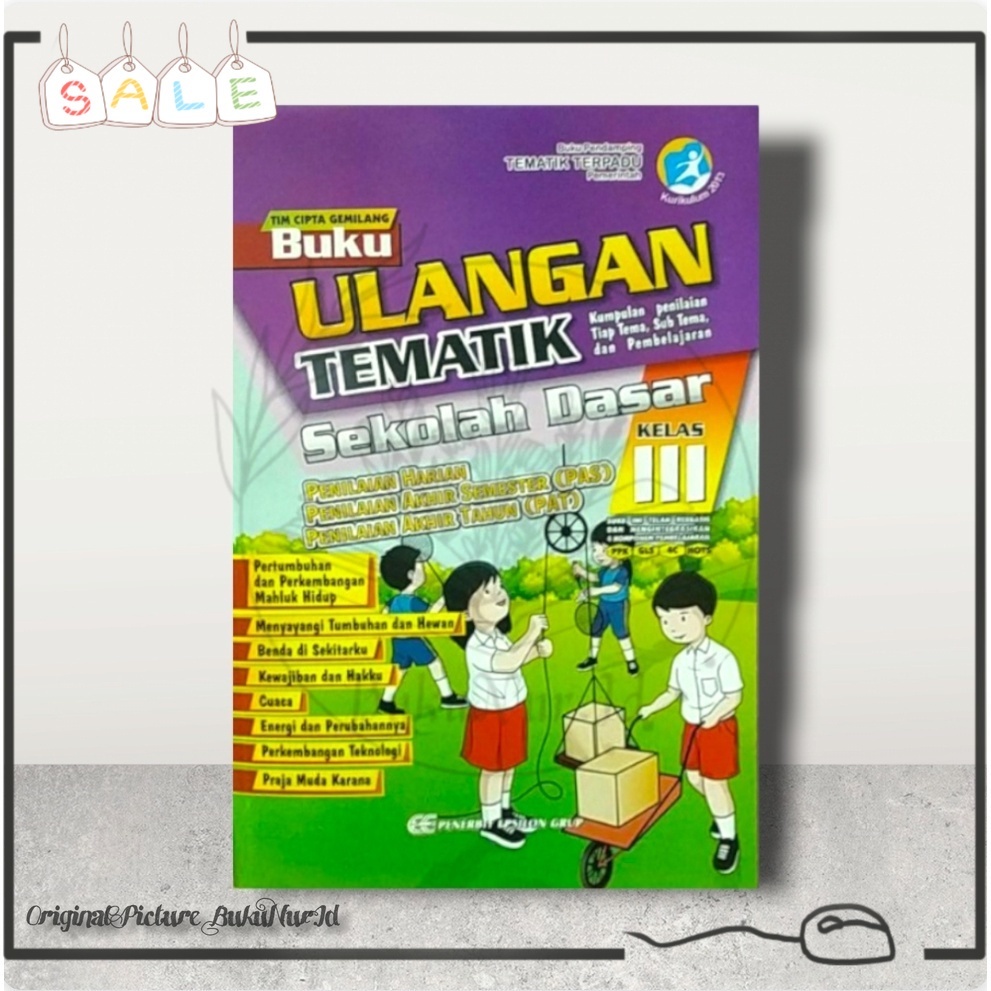 Jual Buku Ulangan Tematik SD Kelas 3 Kurikulum 2013 Edisi Revisi ...